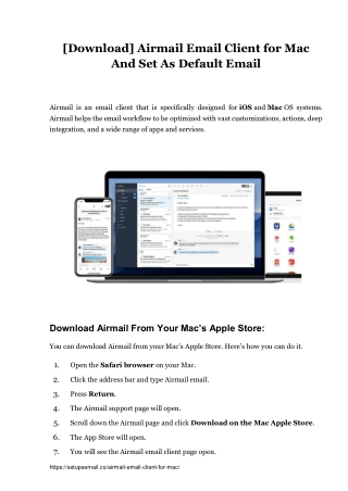 [Setup] Airmail Email Client For Mac - iOS And Mac OS System
