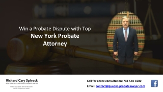 Win a Probate Dispute with Top New York Probate Attorney