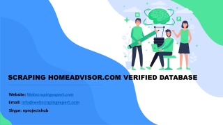 Scraping HomeAdvisor.com Verified Database