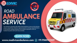 Medivic Ambulance Service in Alipore and Tollygunge| Bed-2- Bed Transfer