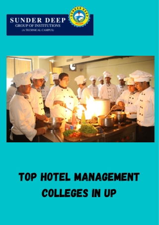 Hotel Management Certificate Courses | Top IHM Colleges in Ghaziabad