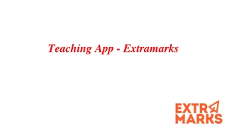 Teaching App - Extramarks