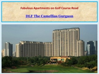 DLF The Camellias for Sale in Gurgaon | 4 BHK & 5 BHK  Luxury Apartments