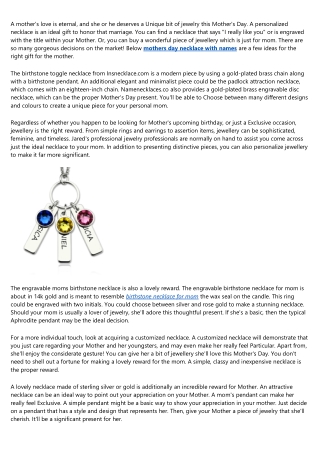 How to Sell mother daughter necklace to a Skeptic