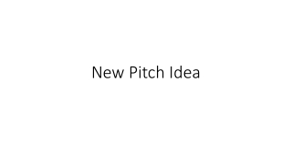 Coursework Pitch