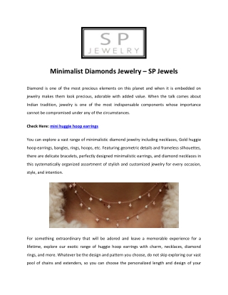diamond huggie hoop earrings