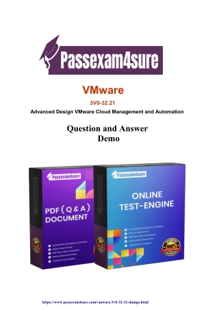 Get  3V0-32.21  dumps &  3V0-32.21  Real Exam Questions