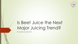 Is Beet Juice the Next Major Juicing Trend