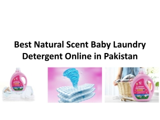 Best Natural Scent Baby Laundry Detergent Online in