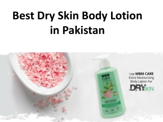 Best Dry Skin Body Lotion in Pakistan