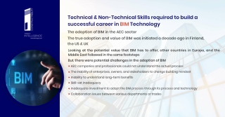 Technical & Non-Technical Skills required to  build a successful career in BIM