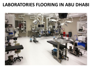 LABORATORIES FLOORING IN ABU DHABI