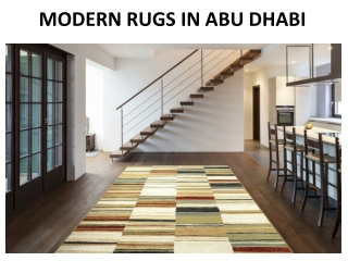 MODERN RUGS IN ABU DHABI