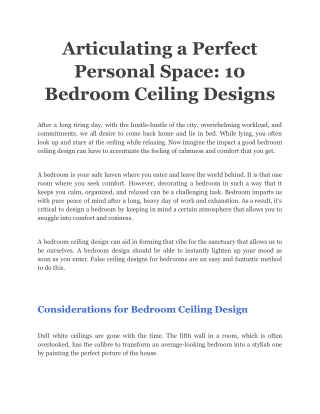 Articulating a Perfect Personal Space_ 10 Bedroom Ceiling Designs