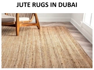 JUTE RUGS IN DUBAI