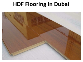 HDF Flooring In Dubai