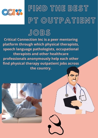 PT Outpatient Jobs