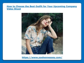 How to Choose the Best Outfit for Your Upcoming Company Video Shoot