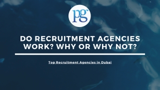 Do Recruitment Agencies Work Why or Why Not