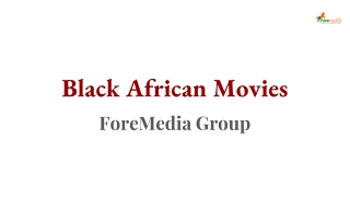 Black African Movies