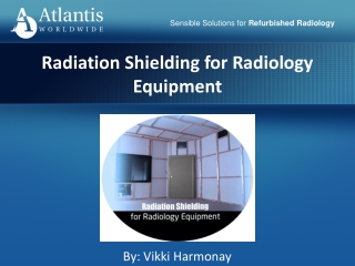 Radiation Shielding for Radiology Equipment