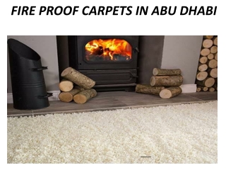 FIRE PROOF CARPETS IN ABU DHABI