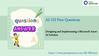 Try 2022 Updated Microsoft AI-102 Questions and Answers