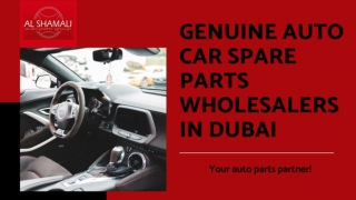 Genuine Auto Car Spare Parts Wholesalers In Dubai