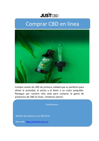 Comprar CBD en linea