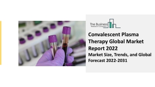 Convalescent Plasma Therapy Global Market