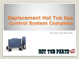 Replacement Hot Tub Spa Control System Complete