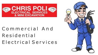 Commercial and Residential Electrician Services In Penrith