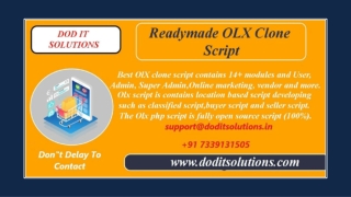 OLX Clone Script - Readymade Clone Script