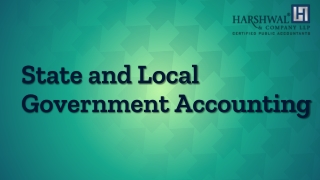 Accounting & Auditing Services for State-Local & Government – HCLLP
