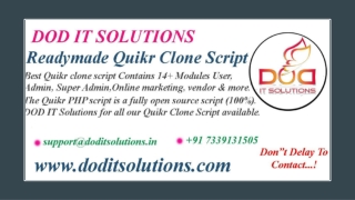 Quikr Clone Script - Readymade Clone Script