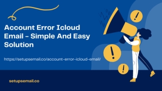 Account Error Icloud Email - Simple And Easy Solution