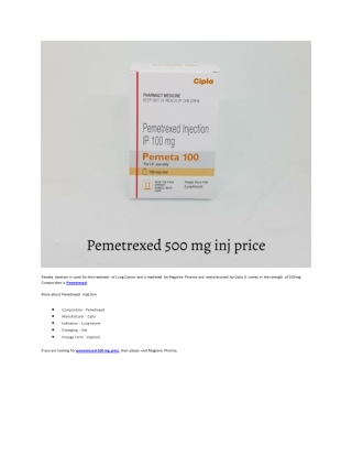 Pemetrexed