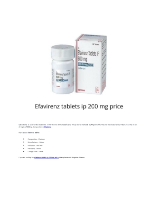 Efavirenz