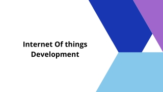 Internet Of things Development