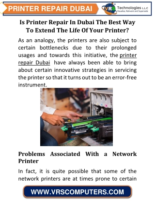 Is Printer Repair Dubai The Best Way To Extend The Life Printer