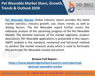 Pet Wearable Market Growth at a Rate of 8.20%, Size, Trends, Insights