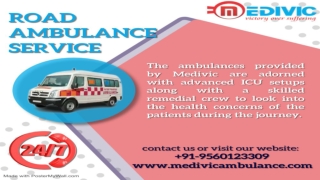 Medivic Emergency Ambulance Service in Rajendra Nagar and Kankarbagh