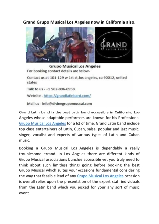 Grupo Musical Los Angeles