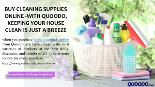 Quoodo Home Essentials Online
