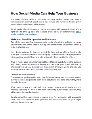 How Social Media Can Help Your Business-- Pix-lgraphx