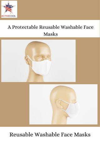 A Protectables Reusable Washable Face Masks