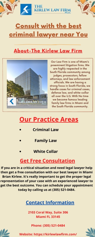 Consult with the best criminal lawyer near You