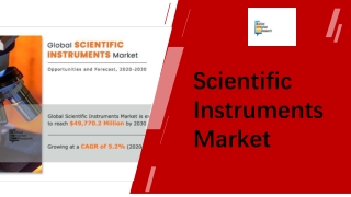 Scientific Instruments Market Analysis Report 2030