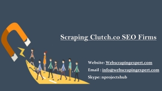 Scraping Clutch.co SEO Firms