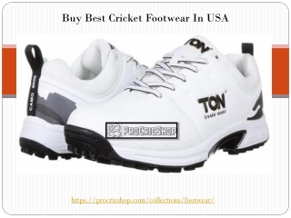 Buy Best Cricket Footwear In USA